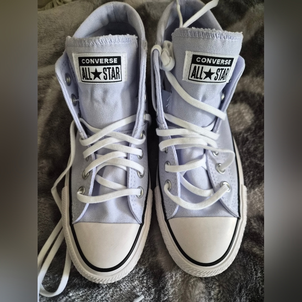 Converse All Star Women Shoes - White and Gray